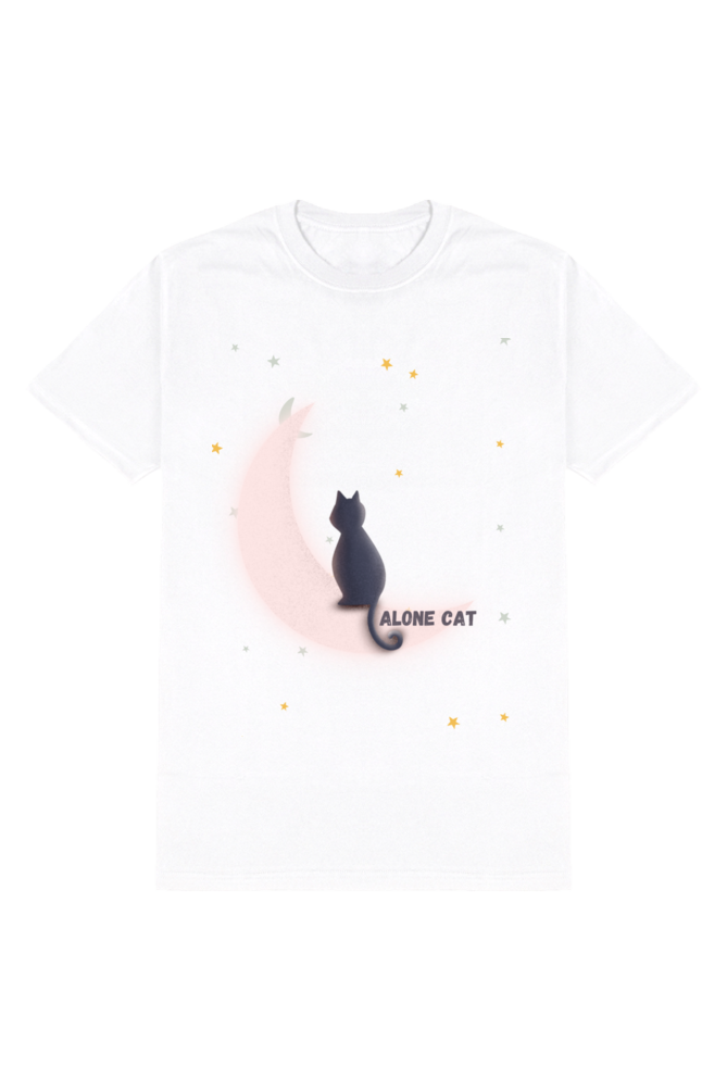 alone cat premium T-shirt