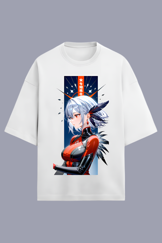 Premium OverSized Girl anime T-shirt