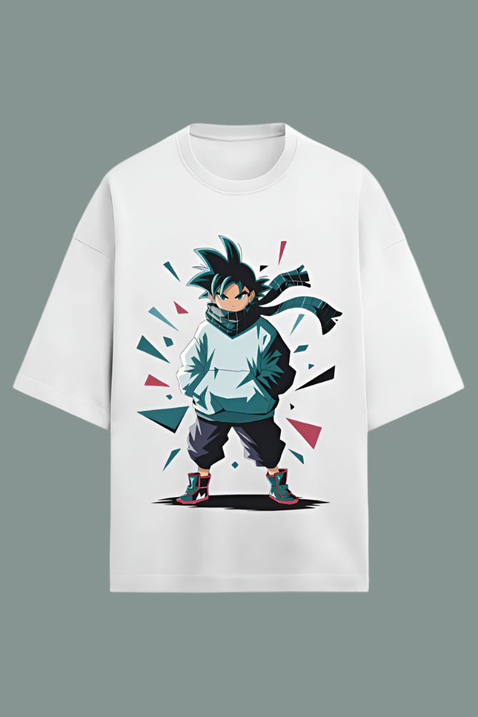 Premium Over Sized Kid Goku Style T-shirt