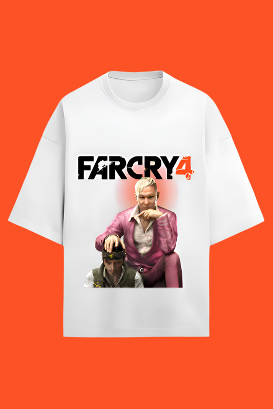 premium gaming OverSized Far Cry 4 T-shirt