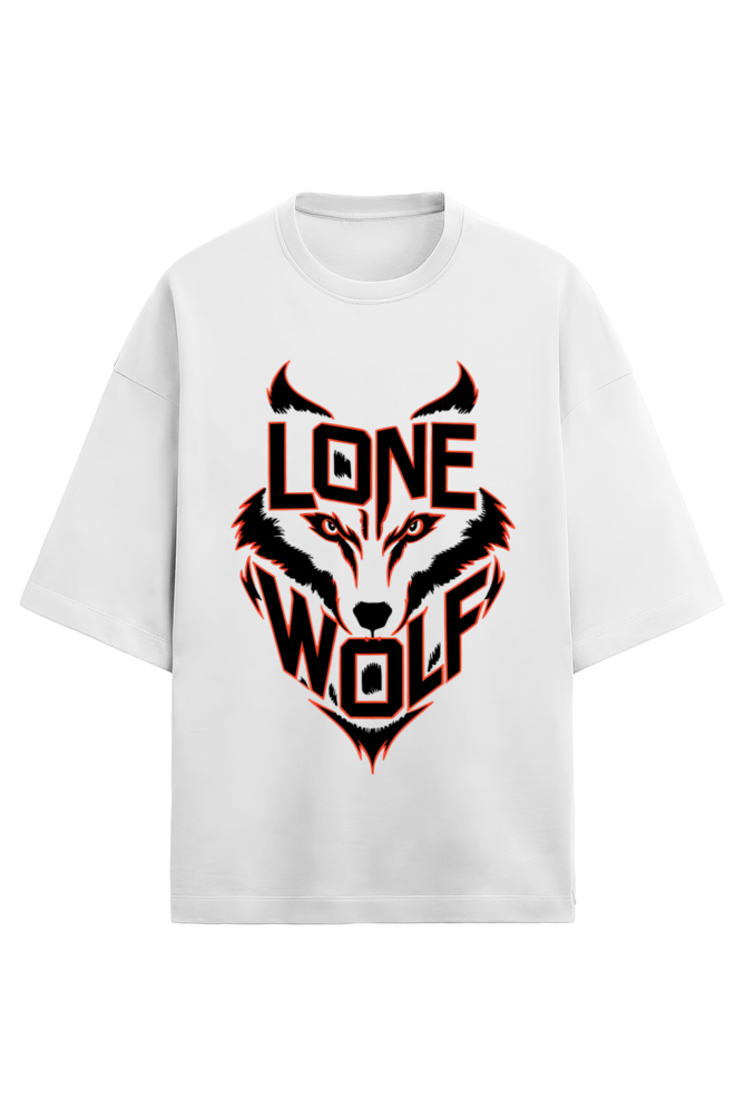 Premium OVer SIzed Lone Wolf t-shirt