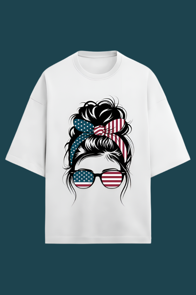 Premium Over Sized amarican girl t-shirt