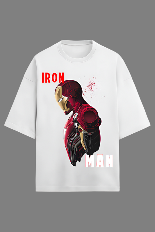 Premium oversized iron man t-shirt