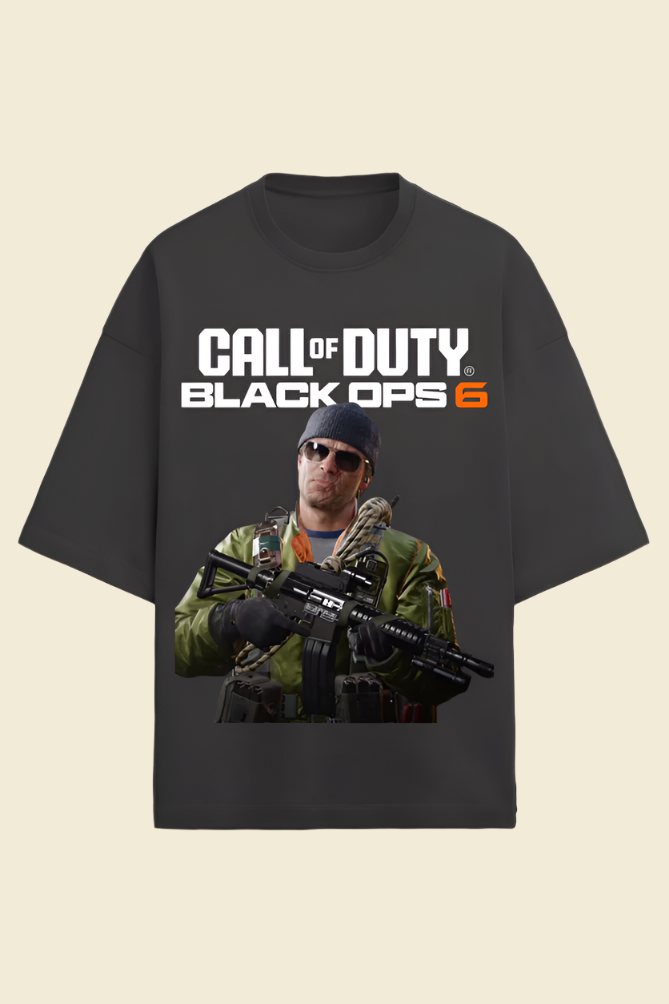 Call Of Duty New Blacke Ops 6 OverSized T-shirt