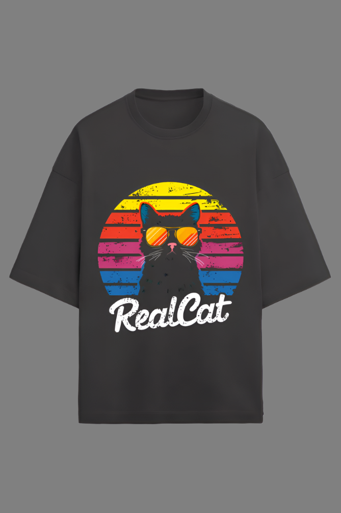 Premium Over Sized Cat's style T-shirt