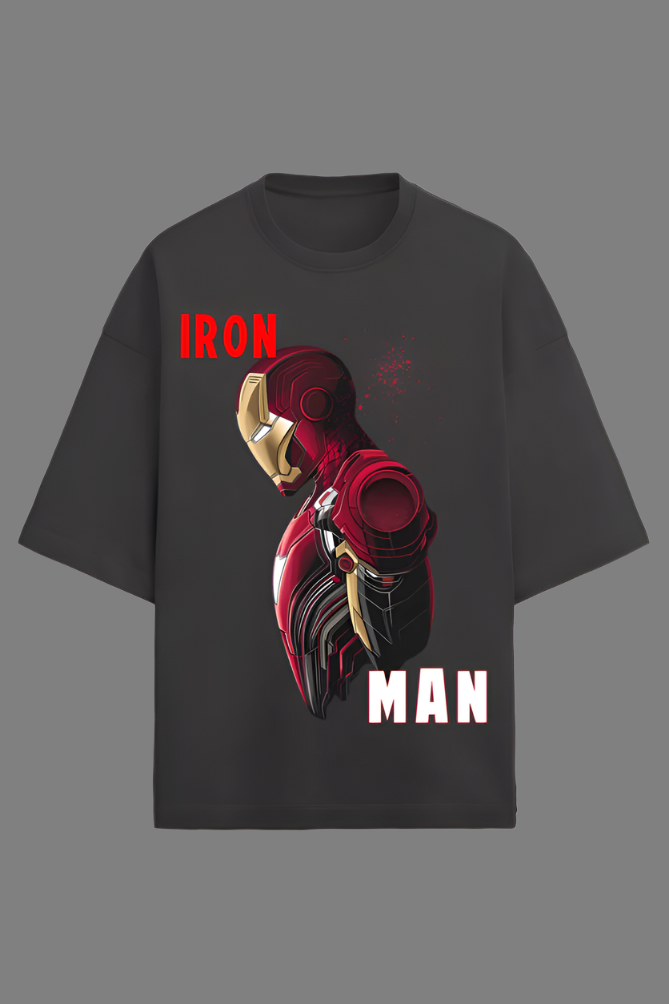 Premium oversized iron man t-shirt