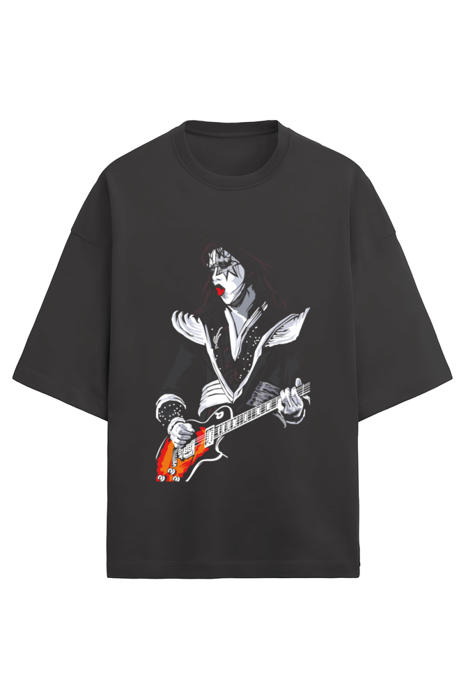 Premium OverSIzed ghost gitter t-shirt