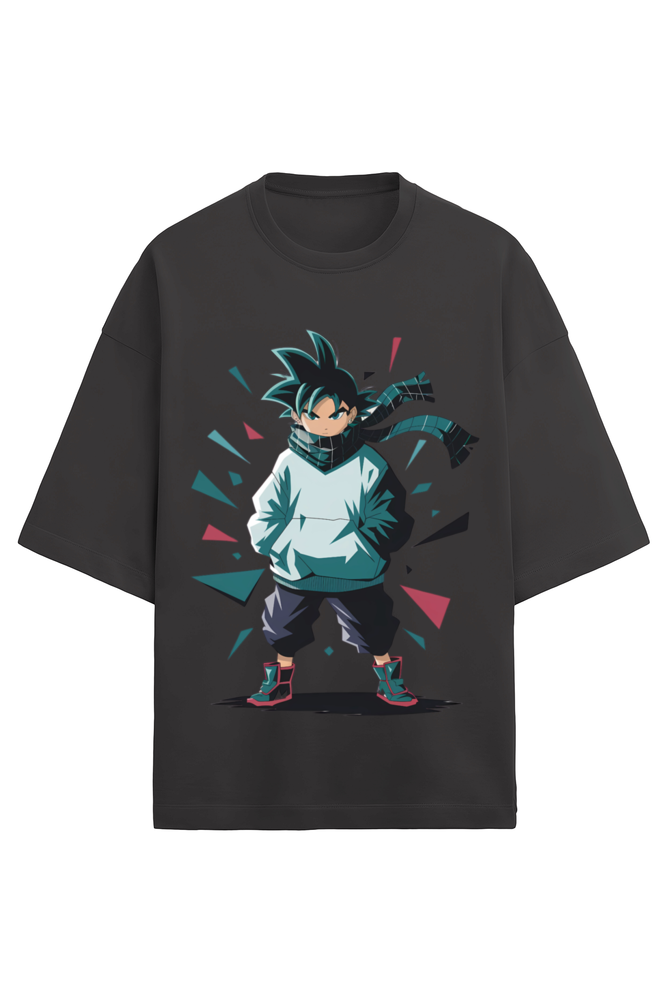 Premium Over Sized Kid Goku Style T-shirt