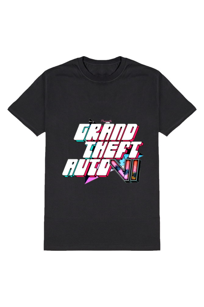 Gta 6 Premium Black T-shirt