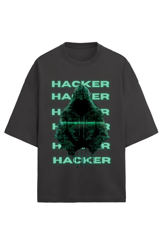 Premium over sized hacker t-shirt