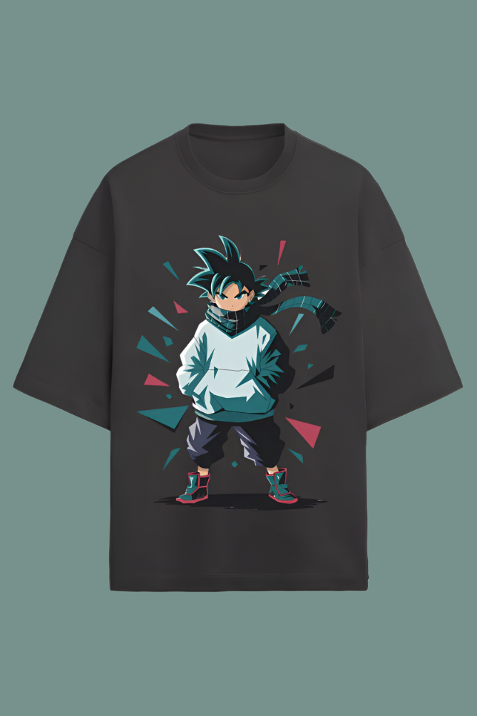 Premium Over Sized Kid Goku Style T-shirt