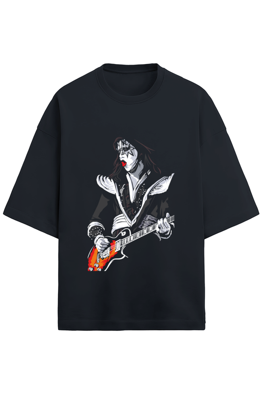 Premium OverSIzed ghost gitter t-shirt