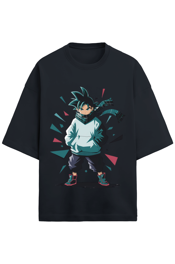 Premium Over Sized Kid Goku Style T-shirt