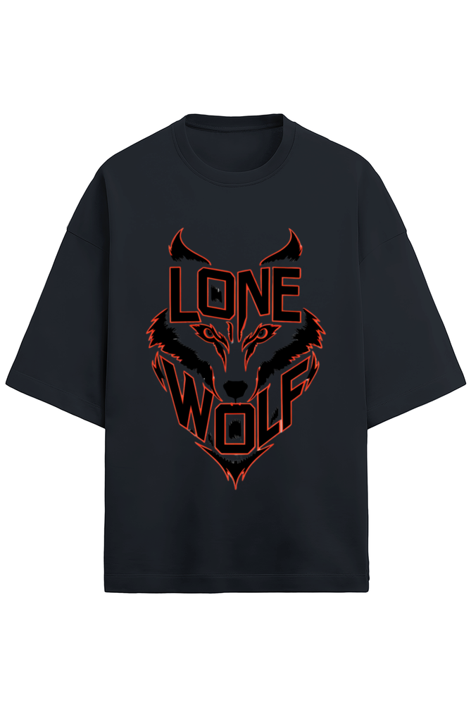 Premium OVer SIzed Lone Wolf t-shirt