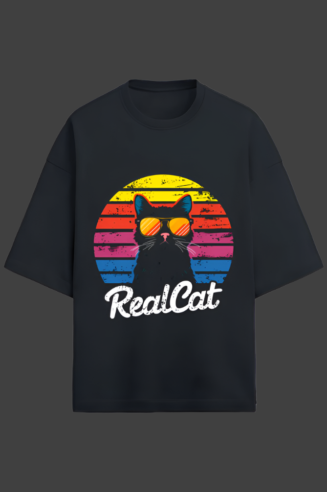 Premium Over Sized Cat's style T-shirt