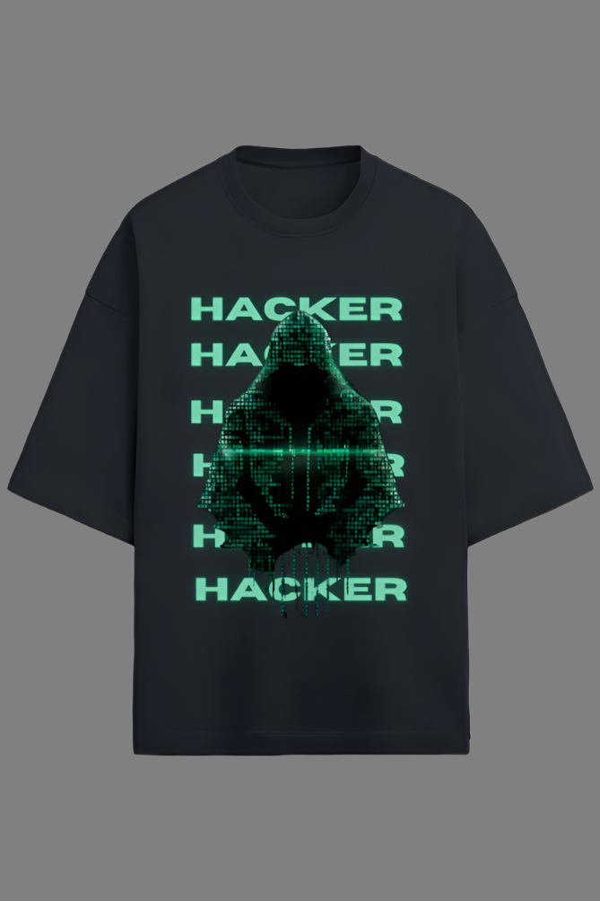 Premium over sized hacker t-shirt