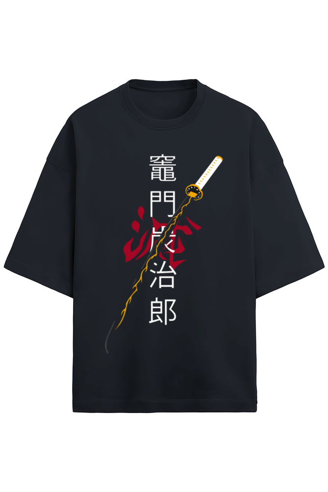 prmeium OverSIzed Janatsu sword T-shirt