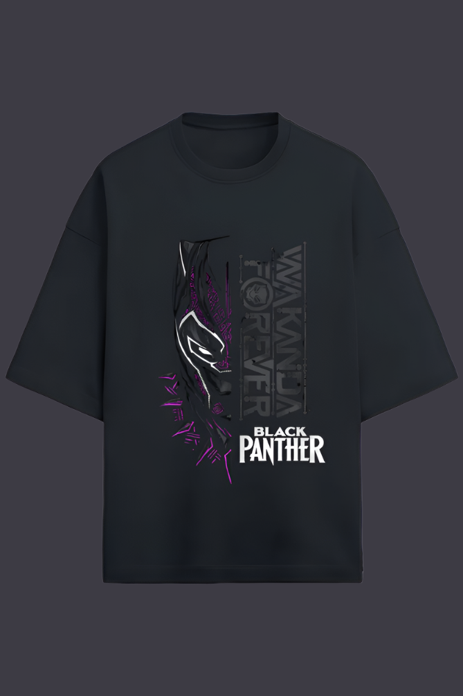 Premium OverSIzed  black panther t-shirt