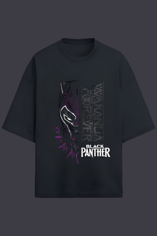 Premium OverSIzed  black panther t-shirt