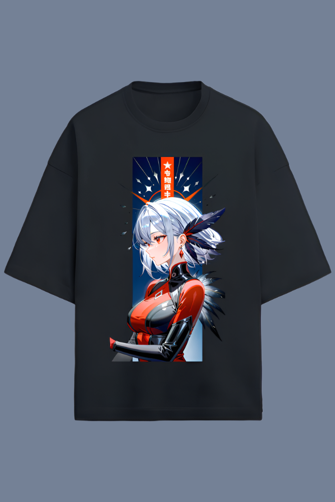 Premium OverSized Girl anime T-shirt