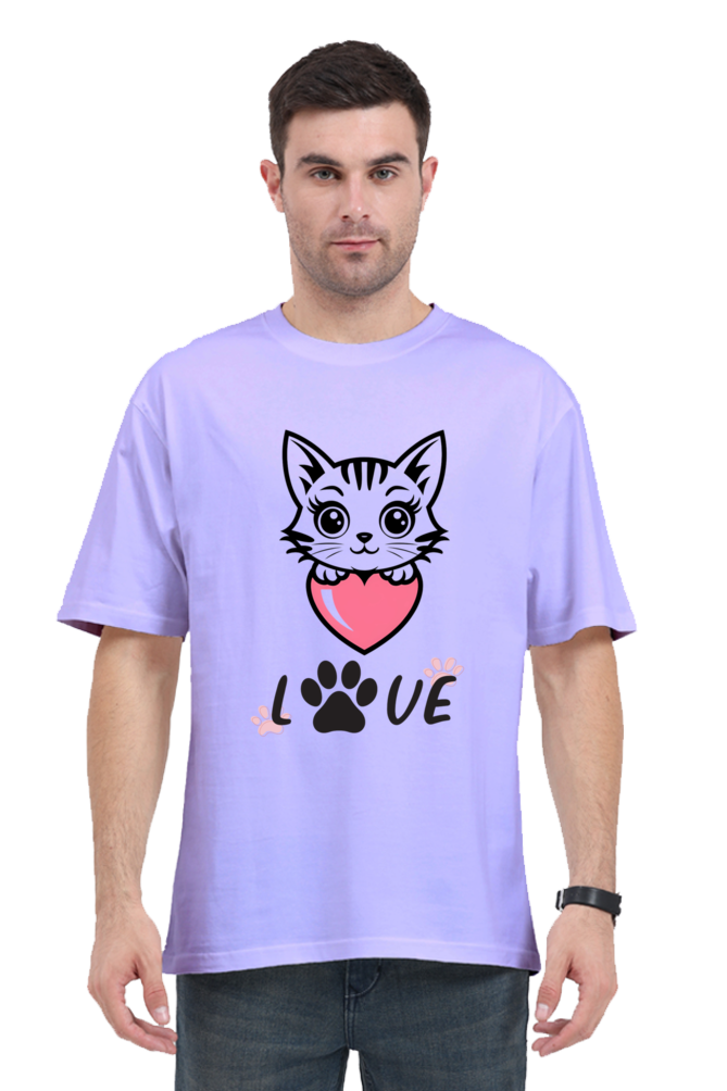 Good Quality Oversized Cat T-shirt