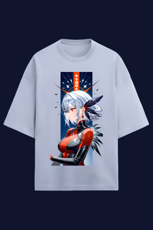 Premium OverSized Girl anime T-shirt