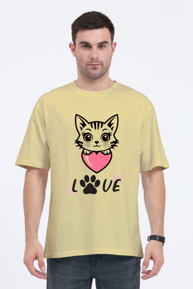 Good Quality Oversized Cat T-shirt