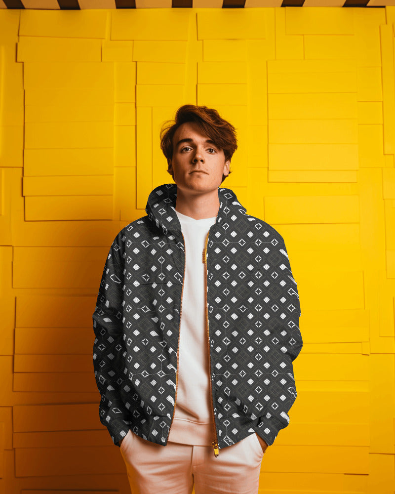 Premium Black white dot cut Jacket